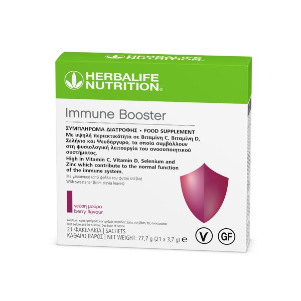Προϊοντική Φωτογραφία για το Immune Boo Immune Booster Sucralose Free Γεύση Μούρο - 21 φακελάκια - Image 1